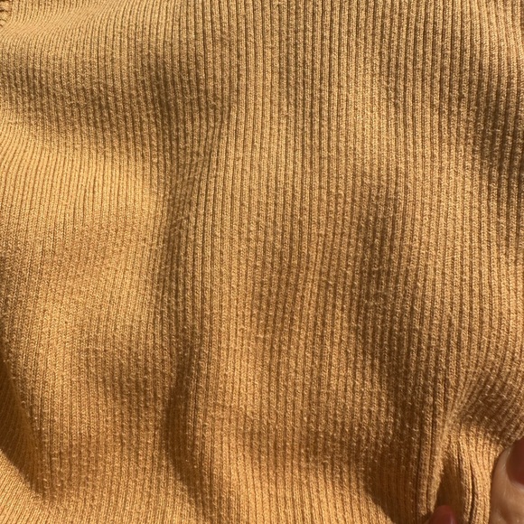 TOCCIN x RTR Chic Tan Midi Dress with Tie-Front - Picture 6 of 16